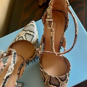 Antonio Melani snakeskin heels